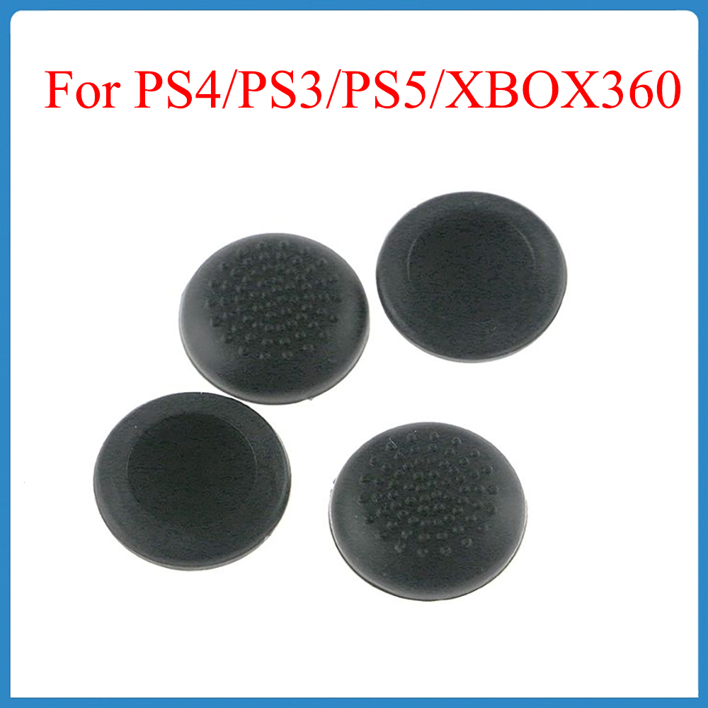 Gaming Console In Tv - 10ชิ้นฝาครอบสำหรับ PS4จอยสติ๊กสำหรับ PS3/PS5/XBOX360ที่จับแบบหลายจุดฝากันลื่นอุปกรณ์สำหรับเล่นเกมสีดำ