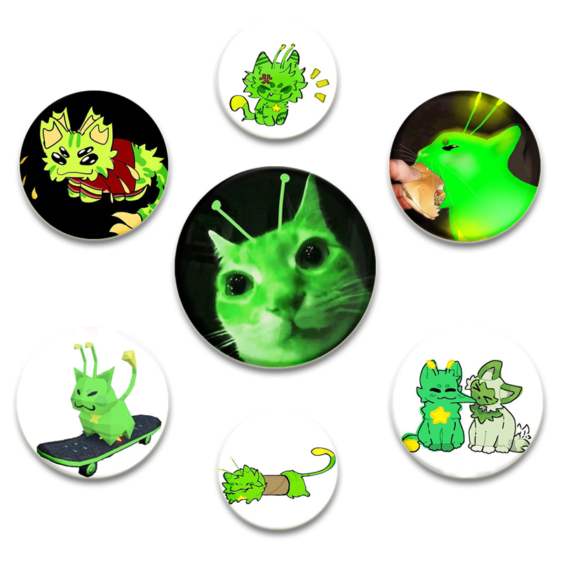 Gaming Console Buttons - 32/44/58 มม.ใหม่ Regretevator Gnarpy เข็มกลัดนุ่มปุ่ม Pin