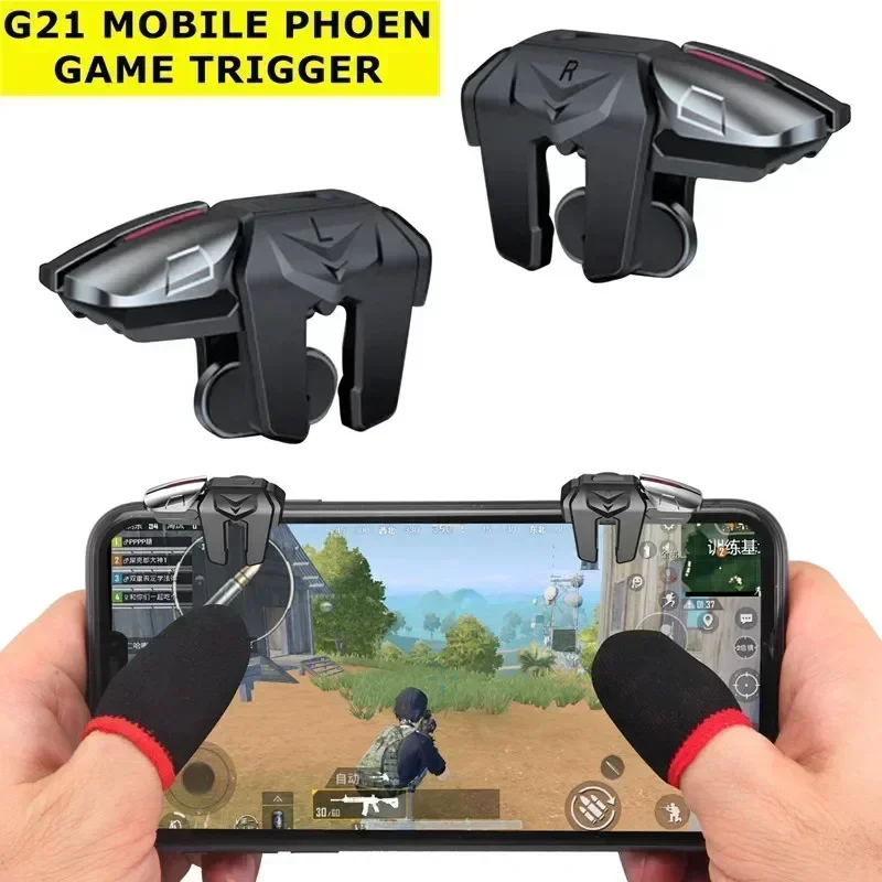 Gaming Console For Phone - G21 หกนิ้วโทรศัพท์มือถือเกมสําหรับ PUBG Aim ยิง L1