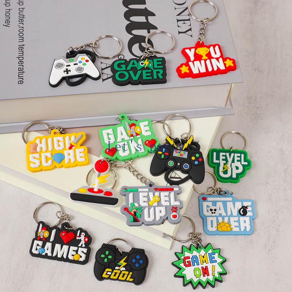 13 ชิ้นวิดีโอเกมธีมพวงกุญแจ PV - Gaming Console Keychain บทวิจารณ์และราคา